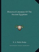 historical literature of the ancient egyptians