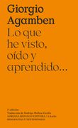 Lo que he visto, oído y aprendido… (en Español (O Castellano))