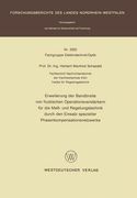 Erweiterung Der Bandbreite Von Fluidischen Operationsverstärkern Für Die Meß- Und Regelungstechnik Durch Den Einsatz Spezieller Phasenkompensationsnet (en Alemán)