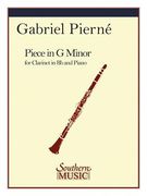 Piece in G Minor: Clarinet (en Inglés)
