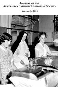 Journal of the Australian Catholic Historical Society. Volume 34 (2013) (en Inglés)