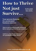 How to Thrive Not just Survive (en Inglés)