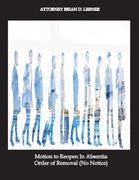 Motion to Reopen In Absentia Order of Removal (No Notice) (en Inglés)