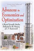 Advances in Economics and Optimization: Collected Scientific Papers Dedicated to the Memory of l. V. Kantorovich (Economic Issues, Problems and Perspectives) (en Anglais)