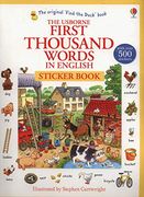 The Usborne First Thousand Words in English: Sticker Book (First Thousand Words Stickr bk) (en Inglés)