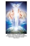 Roman Missal Antiphonary: Entrance and Communion Antiphons for Weekday and Sunday Masses 2014A (en Inglés)