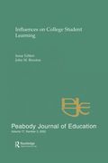 influences on college student learning: number 3