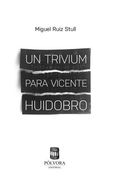 Un Trivium Para Vicente Huidobro