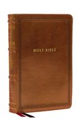 Nkjv Large Print Reference Bible, Brown Leathersoft, red Letter, Comfort Print (Sovereign Collection): Holy Bible, new King James Version de Thomas Nelson(Nelsonword pub Group) (en Inglés)