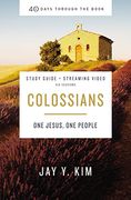Colossians Study Guide Plus Streaming Video: One Jesus, one People (40 Days Through the Book)