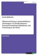 Effizienzerhöhung in geburtshilflichen Abteilungen von Krankenhäusern: Konzeptentwicklung, Maßnahmen und Umsetzung in die Praxis (German Edition)