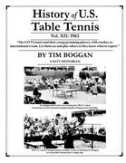 History of U.S. Table Tennis Volume 12 (en Inglés)