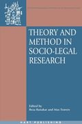 theory and method in socio-legal research (en Inglés)