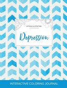 Adult Coloring Journal: Depression (Mythical Illustrations, Watercolor Herringbone) (en Inglés)