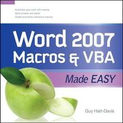 Word 2007 Macros & vba Made Easy (en Inglés)