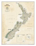 New Zealand Executive, Tubed (National Geographic Reference Map) (en Inglés)