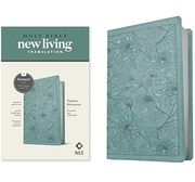 Nlt Thinline Reference Bible, Filament Edition, Floral Teal: New Living Translation, Floral Leaf Teal, Leatherlike, Thinline Reference Bible, Filament app 