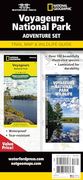 Voyageurs National Park Adventure Set: Travel map and Wildlife Guide (en Inglés)