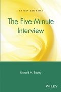 the five-minute interview,a job hunter´s guide to a successful interview (en Inglés)