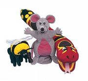 Jolly Phonics Puppets: Set of 3 Inky, Snake, bee (en Anglais)