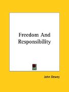 freedom and responsibility