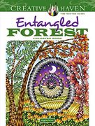 Creative Haven Entangled Forest Coloring Book (en Anglais)
