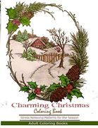 Adult Coloring Books: Charming Christmas Coloring Book (en Inglés)