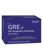 Gre Vocabulary Flashcards, Sixth Edition + Online Access to Review Your Cards, a Practice Test, and Video Tutorials (Kaplan Test Prep) (en Inglés)
