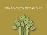Tabla de aporte nutricional Carhe, 2a edición