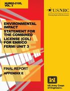 Environmental Impact Statement for the Combined License (COL) for Enrico Fermi Unit 3 (en Inglés)