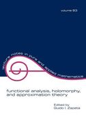 functional analysis, holomorphy, and approximation theory