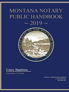 Montana Notary Public Handbook - 2019 (en Inglés)