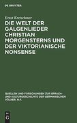 Die Welt der Galgenlieder Christian Morgensterns und der Viktorianische Nonsense (en Alemán)