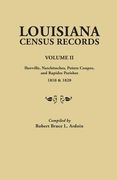 Louisiana Census Records.Volume II: Iberville, Natchitoches, Pointe Coupee, and Rapides Parishes, 1810 & 1820 (en Inglés)