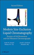 modern size-exclusion liquid chromatography,practice of gel permeation and gel filtration chromatography