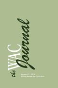 The WAC Journal 25 (Fall 2014) (en Inglés)