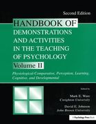 Handbook of Demonstrations and Activities in the Teaching of Psychology: Volume II: Physiological-Comparative, Perception, Learning, Cognitive, and De (en Inglés)