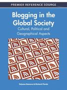 blogging in the global society,cultural, political and geographical aspects