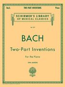 bach two-part inventions for the piano,sheet music