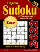 2022 Jigsaw Sudoku: 365 Easy Puzzles for Every Day of the Year: Keep Your Brain Young (en Inglés)
