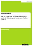 Eat Me! - A cross-cultural, cross-linguistic analysis of conceptual metaphors for lust and sex (en Inglés)