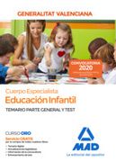 Cuerpo Especialista en Educación Infantil de la Administración de la Generalitat Valenciana. Temario y Test Parte General