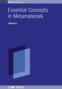 Essential Concepts in Metamaterials (Iph001) (en Inglés)