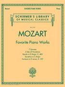 Mozart - Favorite Piano Works: Schirmer Library of Classics Volume 2101 (Schirmer's Library of Musical Classics) (en Inglés)