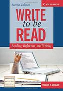 Write to be Read: Reading, Reflection, and Writing (Cambridge Academic Writing Collection) (en Inglés)