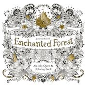 Enchanted Forest: An Inky Quest and Coloring Book for Adults (en Inglés)