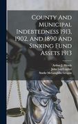 County and Municipal Indebtedness 1913, 1902, and 1890 and Sinking Fund Assets 1913 (en Inglés)