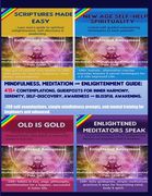Mindfulness, Meditation & Enlightenment Guide: 415+ contemplations, guideposts for inner harmony, serenity, self-discovery, awareness & Blissful awake
