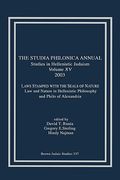 the studia philonica annual xv, 2003