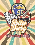 Roller Derby Blades Skates for Women and Kids Coloring Activity Book (en Inglés)